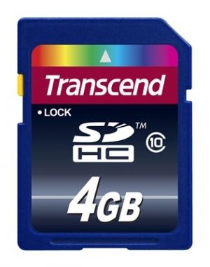 Transcend SDHC Class 10 4GB-0