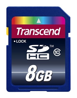 Transcend SDHC Class 10 8GB-0