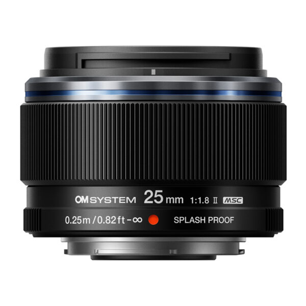 OM System MZ ED 25 mm F1.8 II zwart