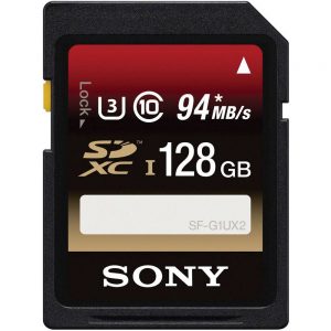 Sony 128GB SDXC UHS-1 94Mb/s U3-0