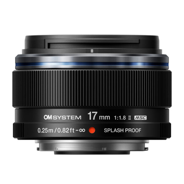 OM System MZ 17 mm F1.8 II Zwart