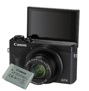 Canon Powershot G7X Mark III Zwart Batterykit