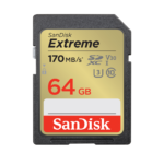 Sandisk SDXC Extreme 64GB 170/80 mb/s V30