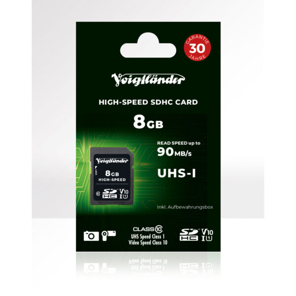 Voigtländer High-Speed SDHC 8GB UHS-1 90 Mb/s