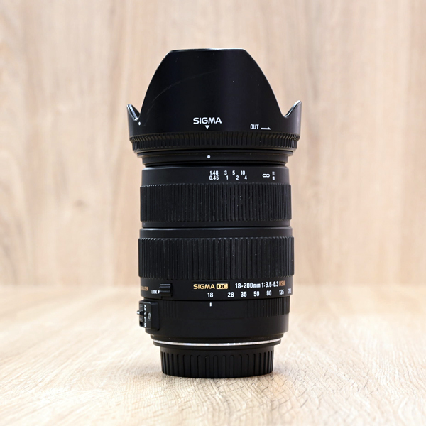 Occasion Sigma 18-200 mm F3.5-6.3 DC OS HSM Canon