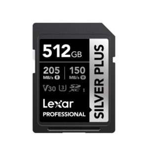 Lexar SDXC Silver Plus 512 GB UHS-1 V30