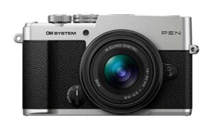 OM System PEN + MZ 14-42 III Silver