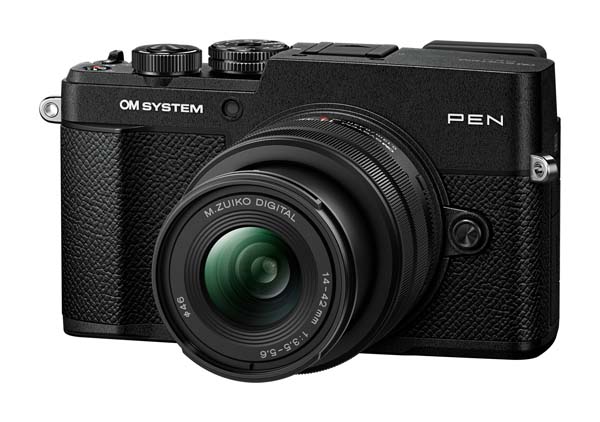 OM System PEN + MZ 14-42 III Black