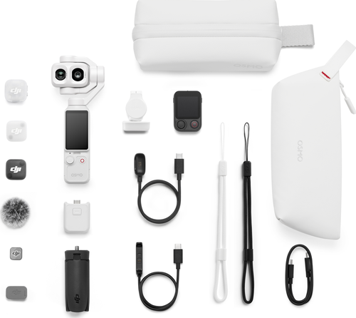 DJI Osmo Pocket 4P Vlog Combo Pearl White